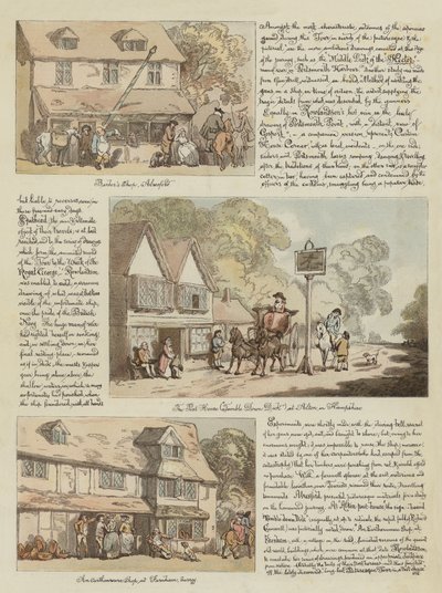 Tour de Rowlandson en chaise de poste, 1782 - Thomas Rowlandson